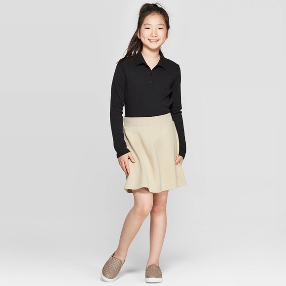 Girls Knit School Uniform Skort Skirt - Cat & Jack - Picture 1 of 8